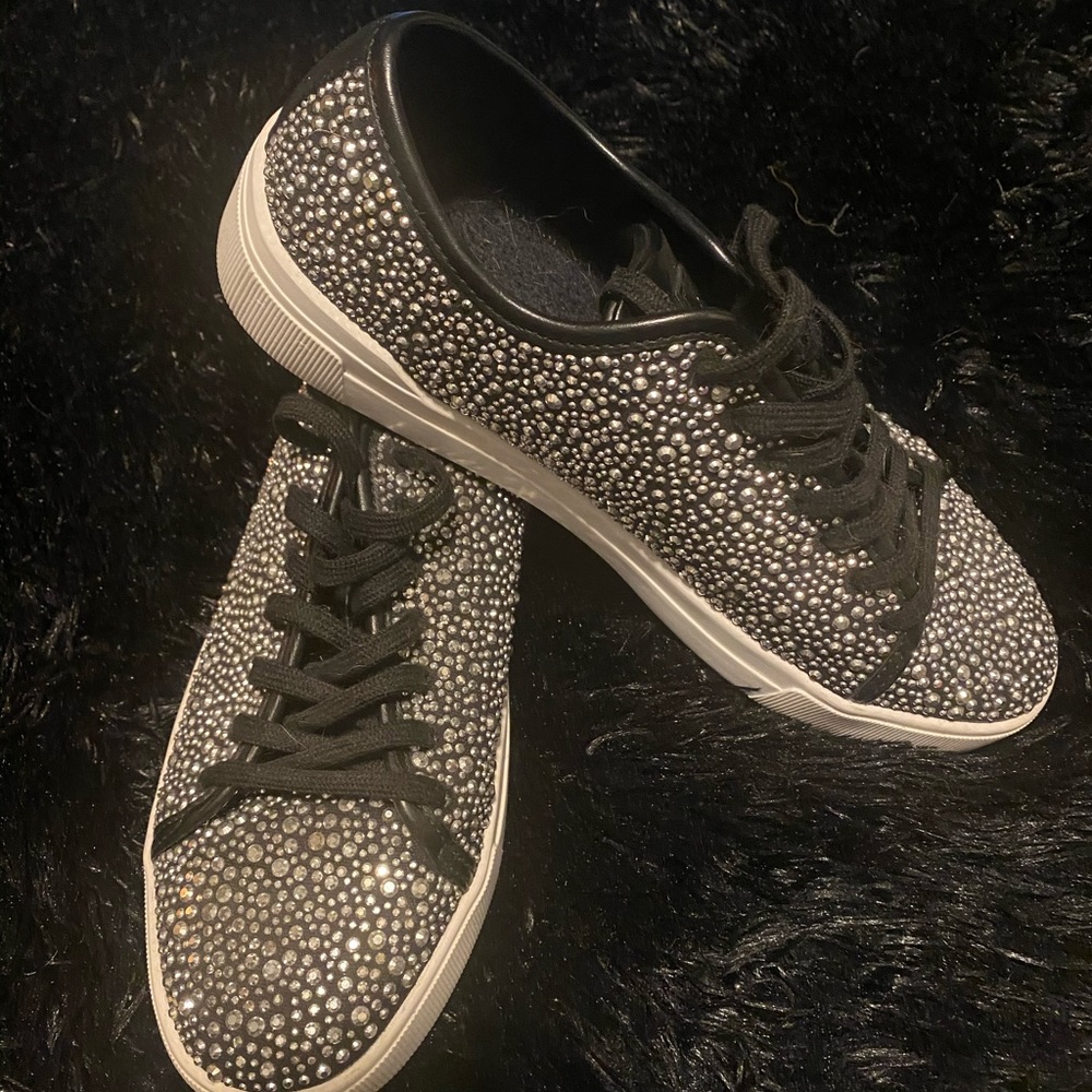 ALDO Glitter studded sneakers
